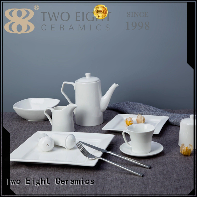 Hot white porcelain tableware contemporary Two Eight Brand