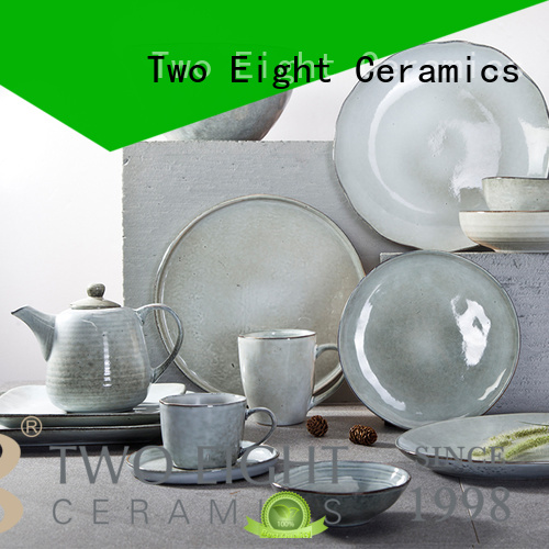 Two Eight contemporary best french porcelain dinnerware from China for dinner