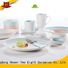 Two Eight smoothly hotel dinner plates from China for kitchen