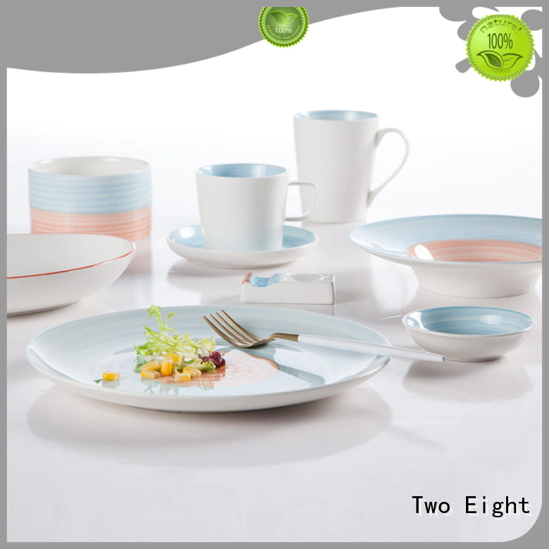 rim quality china dinnerware Two Eight