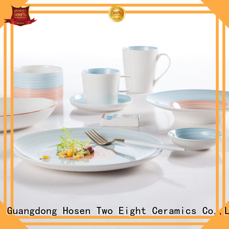 modern restaurant quality dinnerware sets from China for home Two Eight