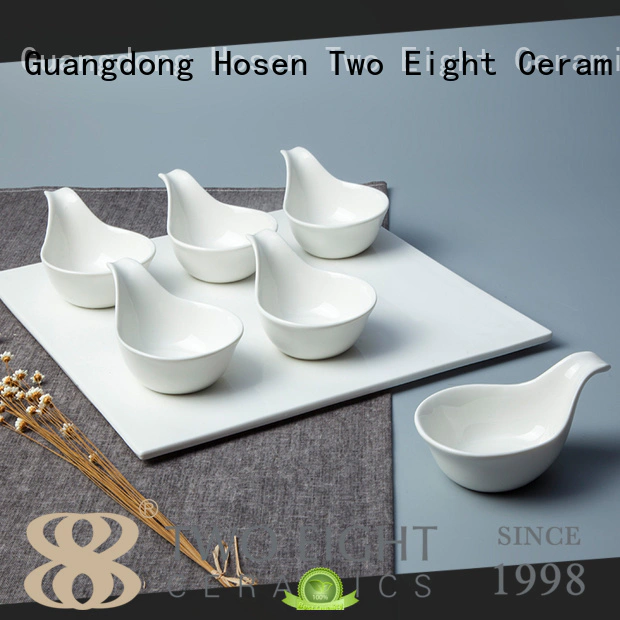 Two Eight Custom Porcelain Dinnerware Accessories Supply for restaurant