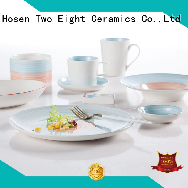 Two Eight classic hotel crockery suppliers customized for home