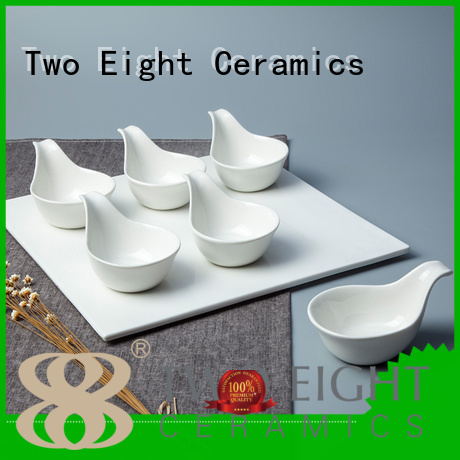 Two Eight Custom restaurant dinnerware sets Suppliers for dinning room